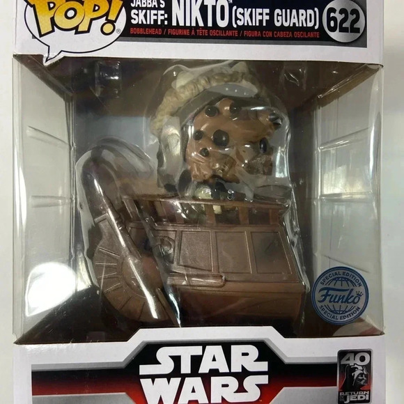 Star Wars - Jabba’s Skiff : Nikto (Skiff Guard) Large Bobblehead #622 Funko Pop! - Picture 3 of 10